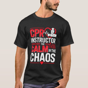 Camiseta Entrenamiento de RCP Certificado Divertido Instruc