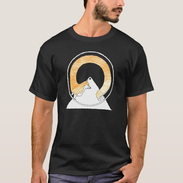 Camiseta Entrenamiento de rueda de andar de Corgi (Anverso)