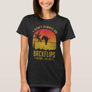 Camiseta Entrenamiento de salto de gimnasia de retroflip Pa