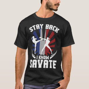 Camiseta Entrenamiento de Savate Artes Marciales Kickboxing