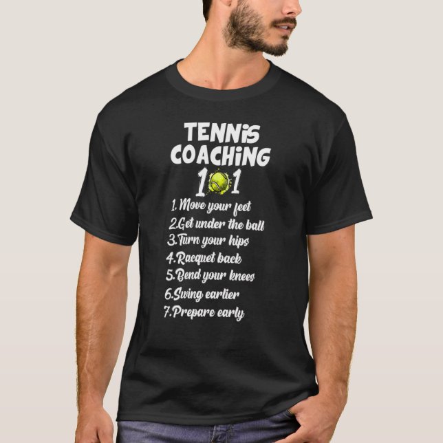 Camiseta Entrenamiento de tenis 101 mejores consejos para e (Anverso)
