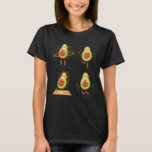 Camiseta Entrenamiento de Yoga con Aguacate Avo Cardio Avoc
