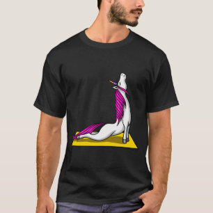 Camiseta Entrenamiento de Yoga de Unicornio