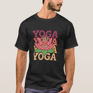 Camiseta Entrenamiento de Yoga Retro - Yogi Yoga Vintage