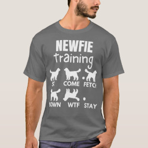 Camiseta Entrenamiento en Terranova Newfie Trucos de perro