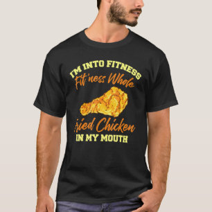 Camiseta Entrenamiento Estoy En Forma Fitness Pollo Frito E