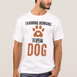 Camiseta Entrenamiento gracioso de seres humanos para habla