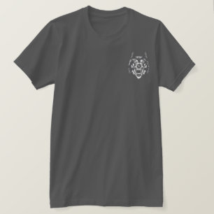 Camiseta Entrenamiento Gráfico de Fitness Funcional Lobo WO