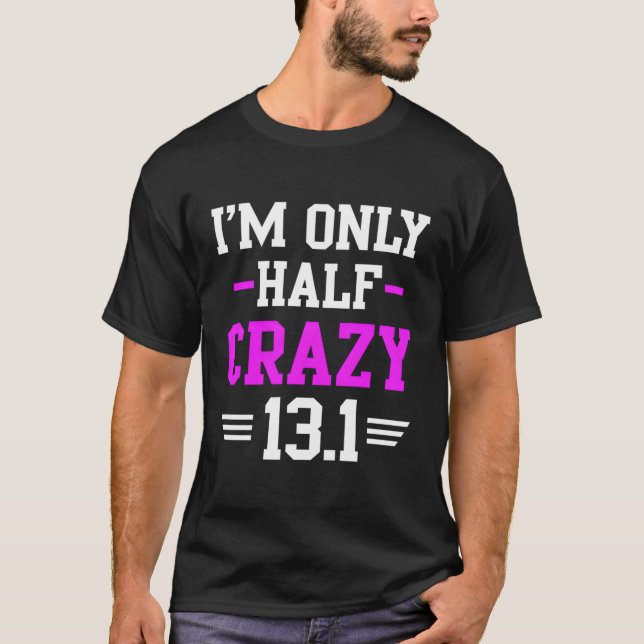 Camiseta Entrenamiento Media Marathon Crazy Runner 131 Mile (Anverso)