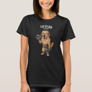 Camiseta Entrenamiento muscular de perro Golden Retriever c