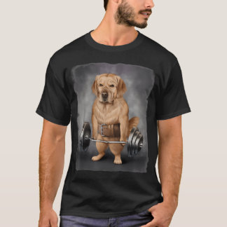Camiseta Entrenamiento Muscular de Perro Retriever Dorado c