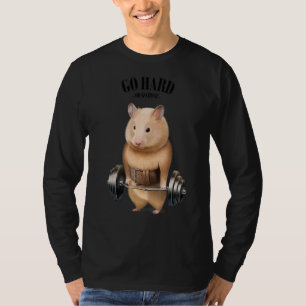 Camiseta Entrenamiento Músculo Hamster Con Cabina De Barra 