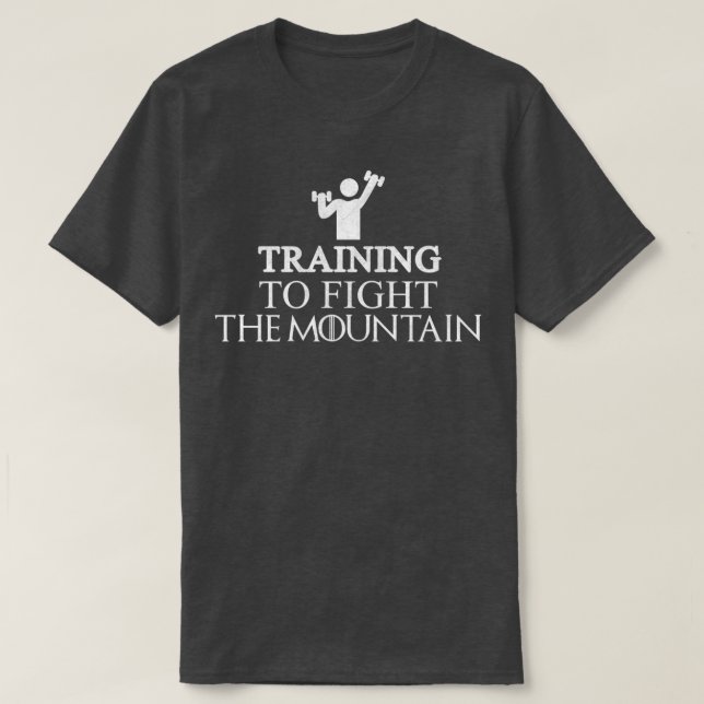 Camiseta Entrenamiento Para Luchar Contra La Montaña Funny  (Diseño del anverso)