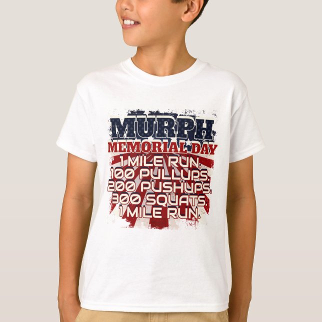 Camiseta Entrenamiento patriótico del Memorial Day de Murph (Anverso)