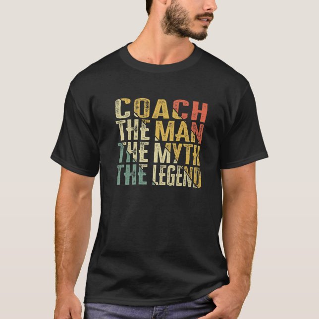 Camiseta Entrenar Al Hombre, El Mito De La Leyenda Retro Vi (Anverso)