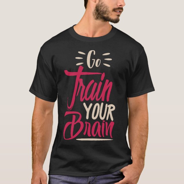 Camiseta Entrenar tu cerebro (Anverso)