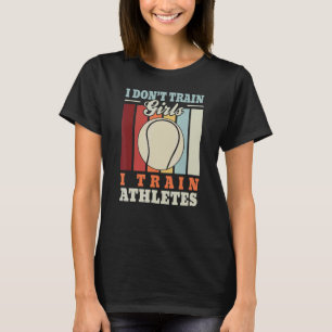 Camiseta Entrené a atletas u2013 entrenador de tenis en la 