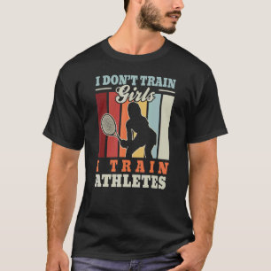 Camiseta Entrené a atletas u2013 entrenador de tenis en la 