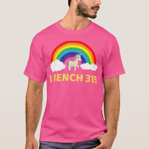Camiseta Entreno 315 Press de Banca 315 Lb Club Culturismo 