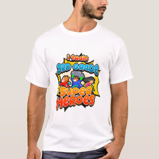 Camiseta Entreno a superhéroes de tercer grado de vuelta a 