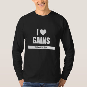 Camiseta Entreno Fitness Gimnasio Ganancias Culturismo Gano