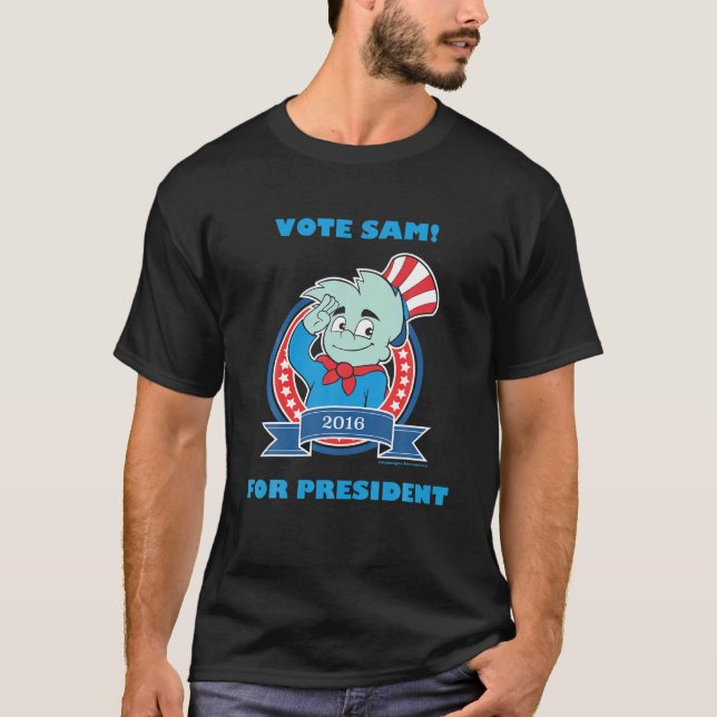 Camiseta Entretenimiento divertidísimo: Sam Para Presidente (Anverso)