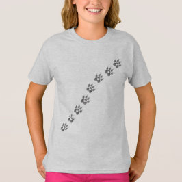 Camiseta Entró En Mi Corazón | Huellas De Perro Niña