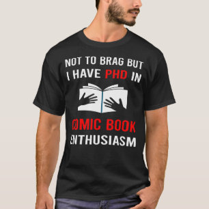 Camiseta Entusiasmo en cómics de libros de historietas