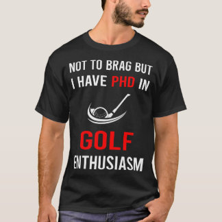 Camiseta Entusiasmo Golf Golfista