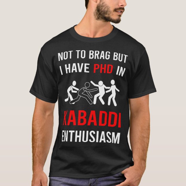 Camiseta Entusiasmo Kabaddi Kabadi (Anverso)