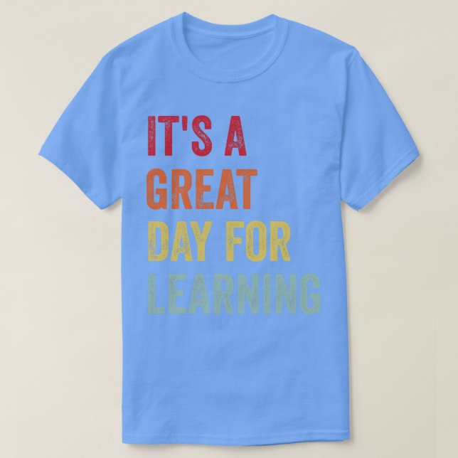 Camiseta Entusiasta de aprendizaje (Diseño del anverso)