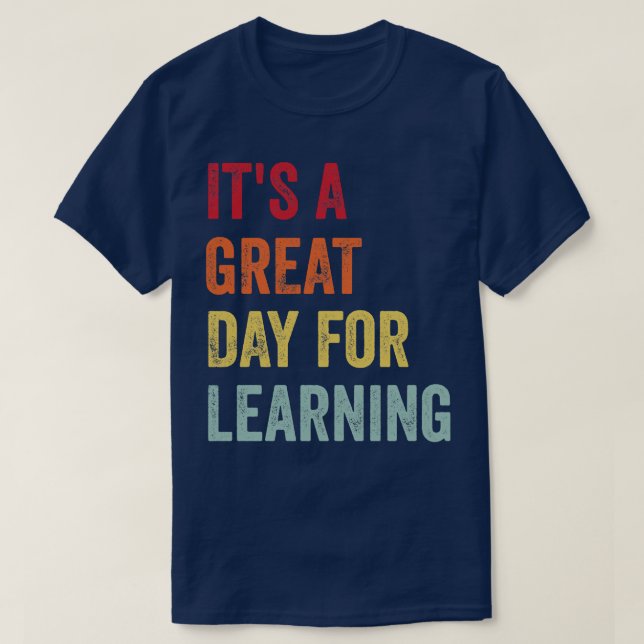 Camiseta Entusiasta de aprendizaje (Diseño del anverso)