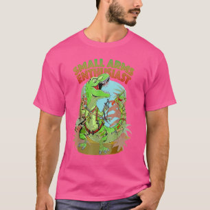 Camiseta Entusiasta de armas pequeñas rex Dinosaur Gun