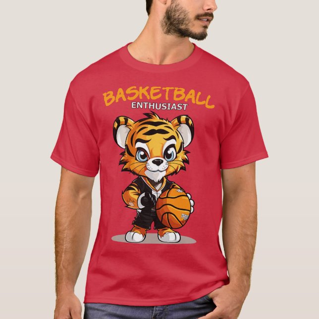 Camiseta Entusiasta de baloncesto 1 (Anverso)