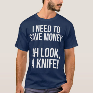 Camiseta Entusiasta de coleccionista de cuchillos de bolsil