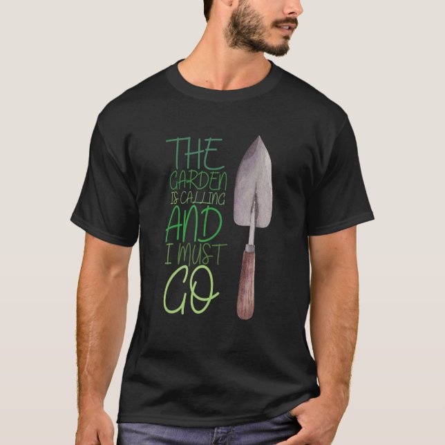 Camiseta Entusiasta de jardinería (Anverso)