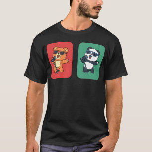 Camiseta Entusiasta de karaoke cantando animales divertido