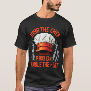 Camiseta Entusiasta de la cocina Chef Kiss a la parrilla ah