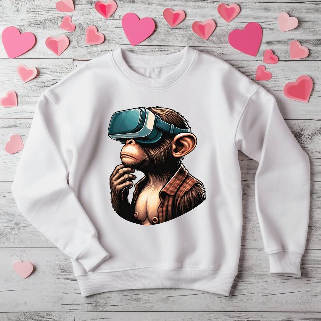 Camiseta Entusiasta de la realidad virtual: mono de moda en (Subido por el creador)