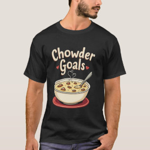 Camiseta Entusiasta de la Sopa de Almejas Amante de Marisco