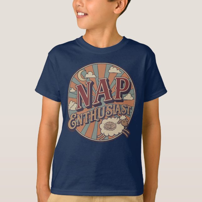 Camiseta Entusiasta de las Siestas (Anverso)