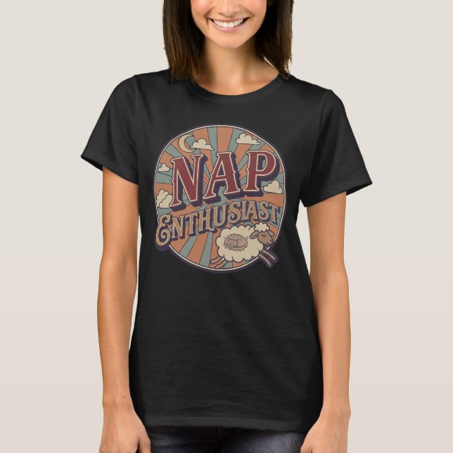 Camiseta Entusiasta de las Siestas (Anverso)