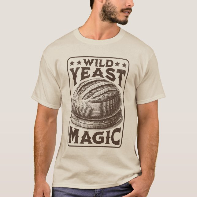 Camiseta Entusiasta de pan de sourdough de la Mágica de Yes (Anverso)