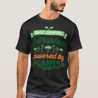 Camiseta Entusiasta de salto base alimentado por Plantas Ve