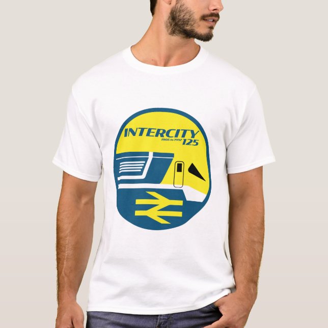 Camiseta Entusiasta de tren clásico de la interciudad ferro (Anverso)