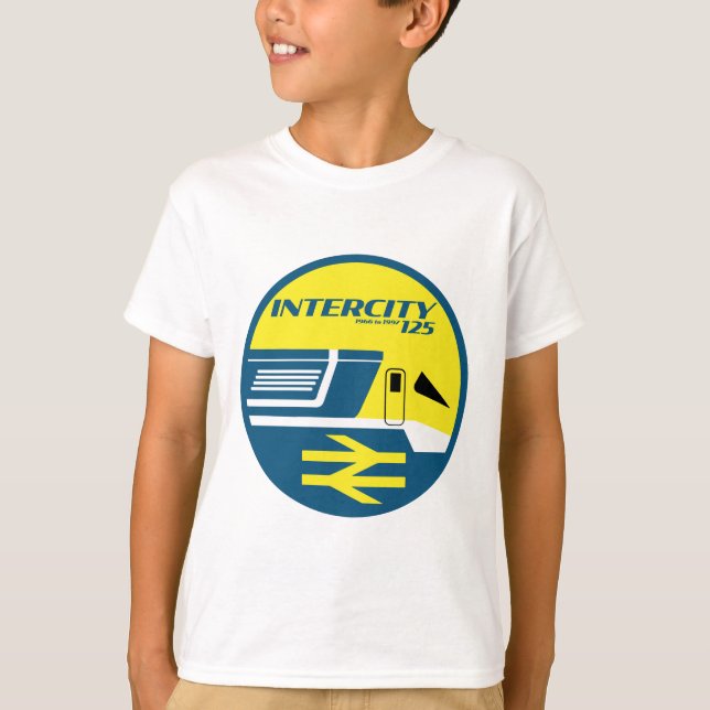 Camiseta Entusiasta de tren clásico de la interciudad ferro (Anverso)