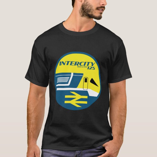 Camiseta Entusiasta de tren clásico de la interciudad ferro (Anverso)