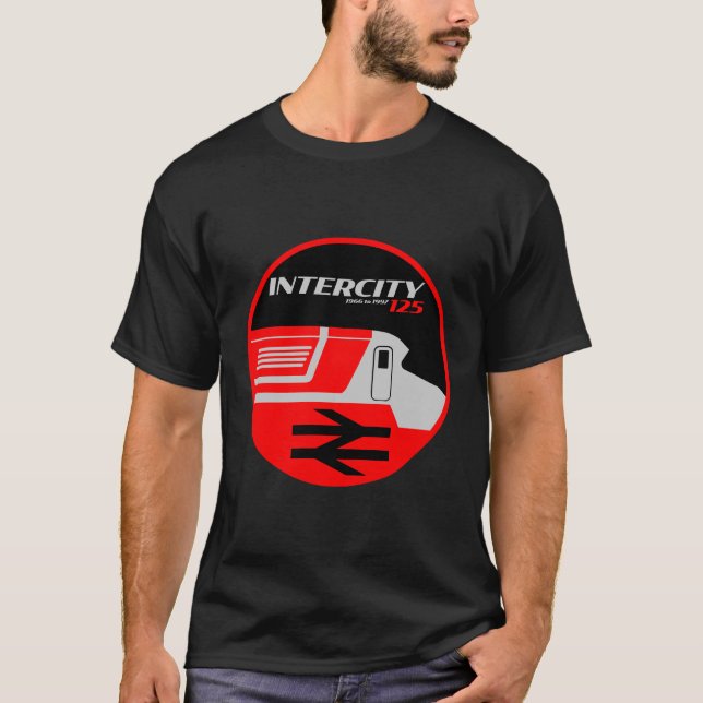Camiseta Entusiasta de tren clásico de la interciudad ferro (Anverso)