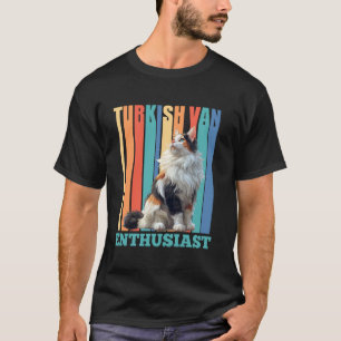 Camiseta ENTUSIASTA DE VAN TURCO Gato Van Turco Papá Gato V