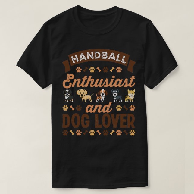Camiseta Entusiasta del balonmano y regalo de amante del pe (Diseño del anverso)